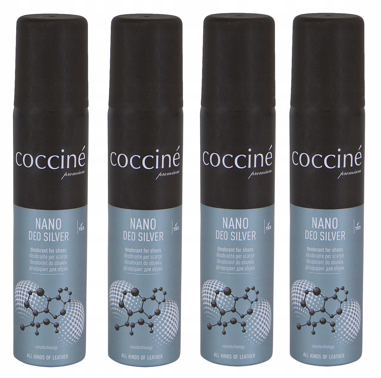 

4x Nano Deo Silver Coccine Dezodorant Do Butów But