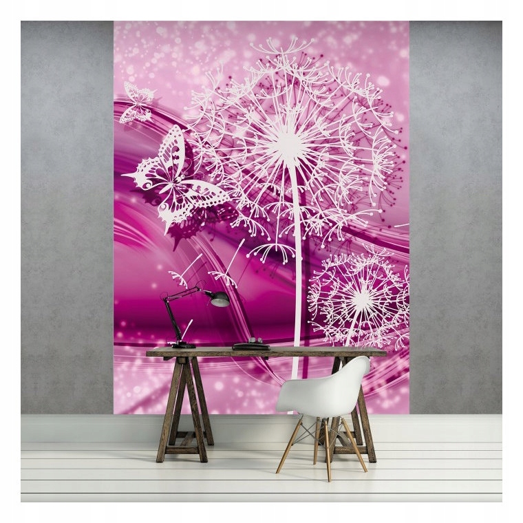 Fototapeta pampeliška motýl abstrakce vinylová 184x254 lepidlo