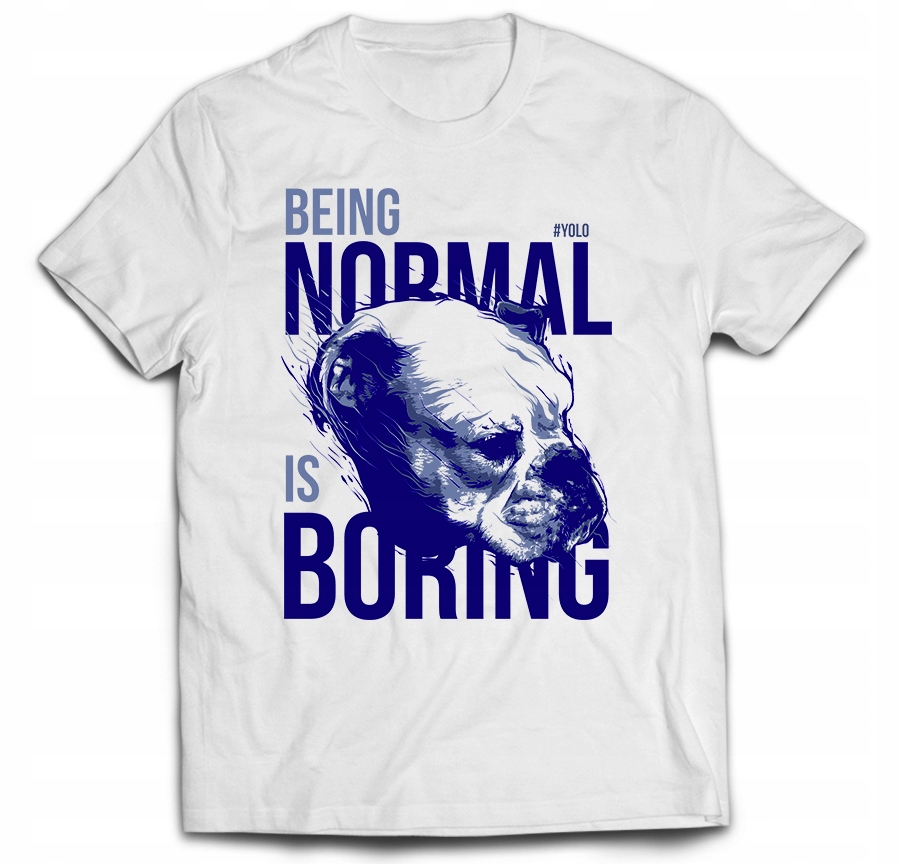 

Tshirt Buldog angielski pies piesek pieseł L