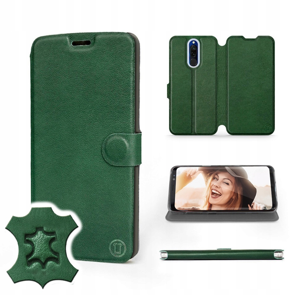 

Etui Mobiwear do Xiaomi Redmi 8 - Green Leather