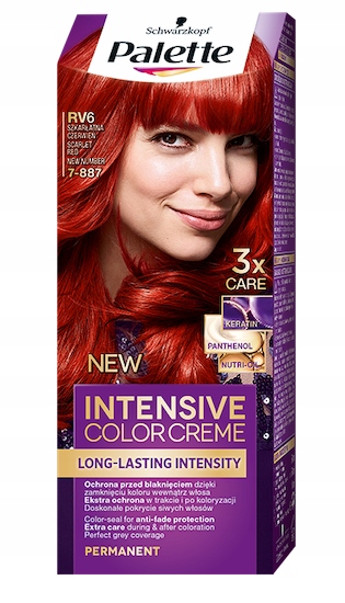 PALETTE FARBA RV6 szkarłatna czerwień 7-887