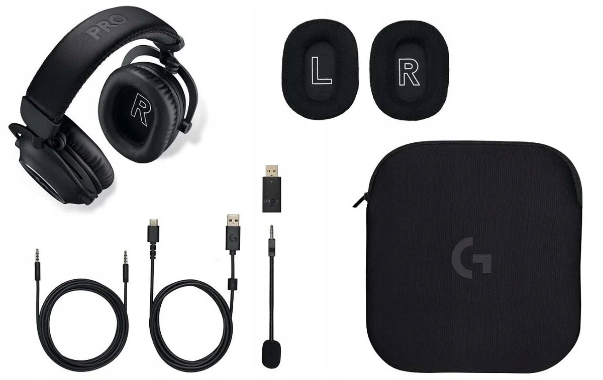 Навушники LOGITECH G Pro X 2 чорного кольору, регулювання гучності: так