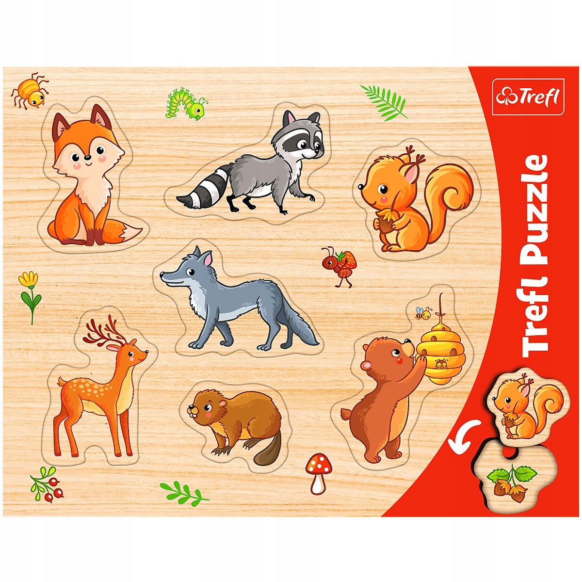 31307 TREFL RAMKOWE UKŁADANKI - LAS