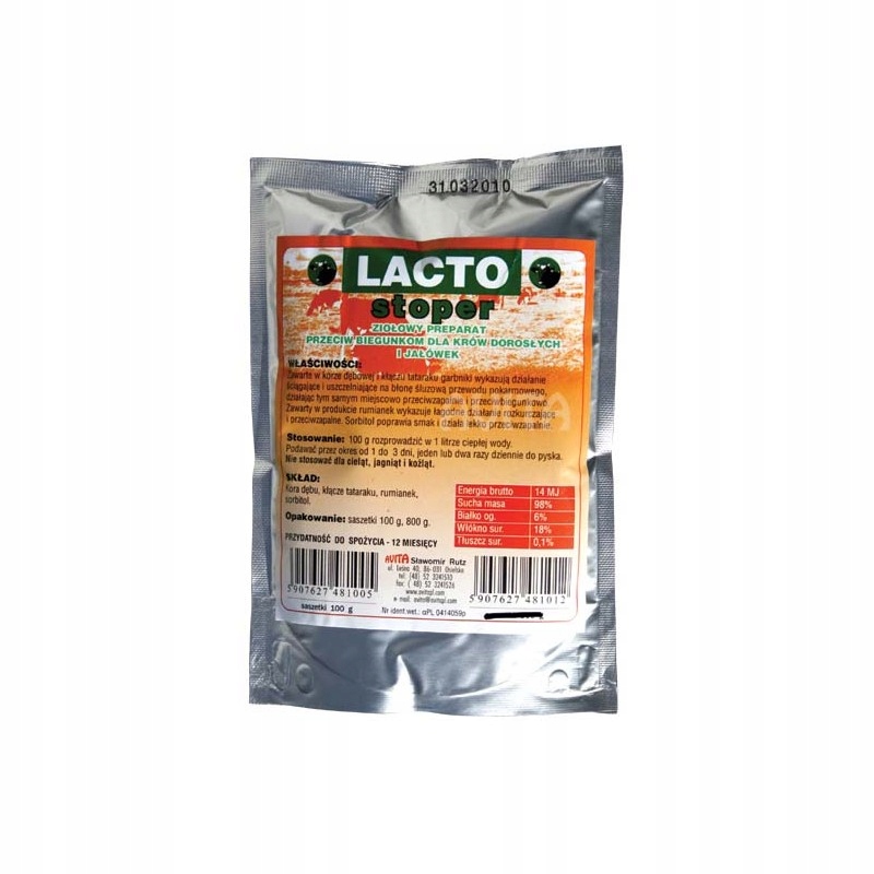 Lacto-Stoper 100g przeciw biegunkom dla bydła