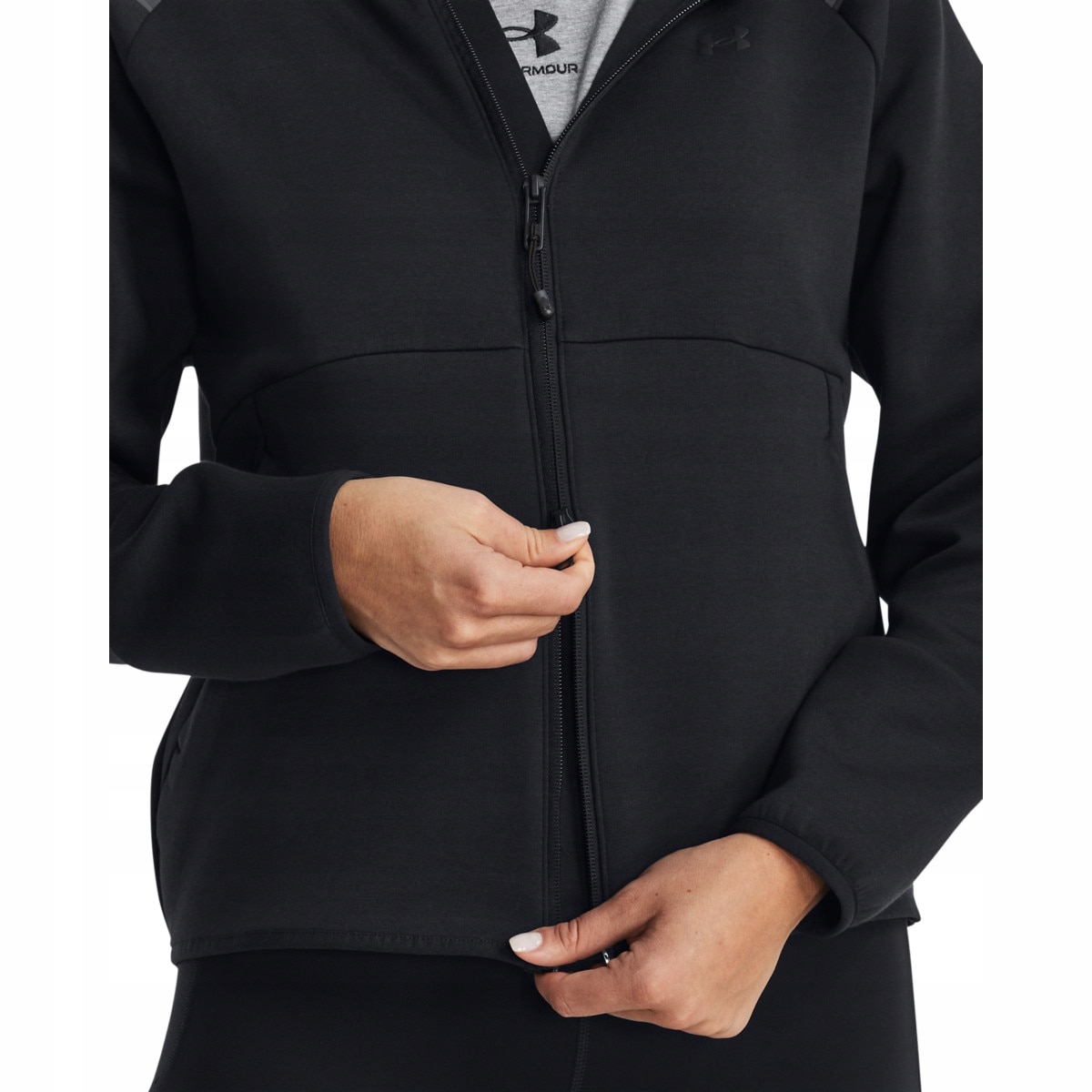 Under Armour Mikina Unstoppable Flc Fz-blk černá