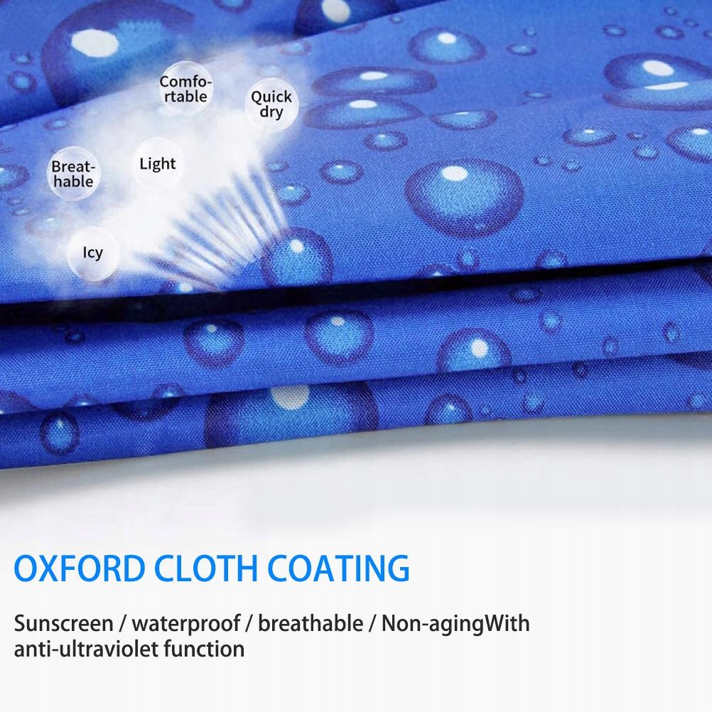 PARASOLKA NA GŁOWĘ NA SŁOŃCE WIATR DESZCZ CZAPKA Kolor niebieski