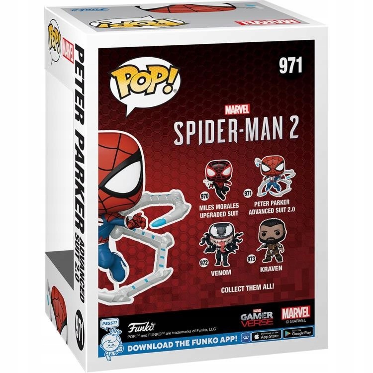 FIGURKA Funko POP Spider-Man Spiderman 2 - Peter Parker | Oryginalna Marka Funko Pop!