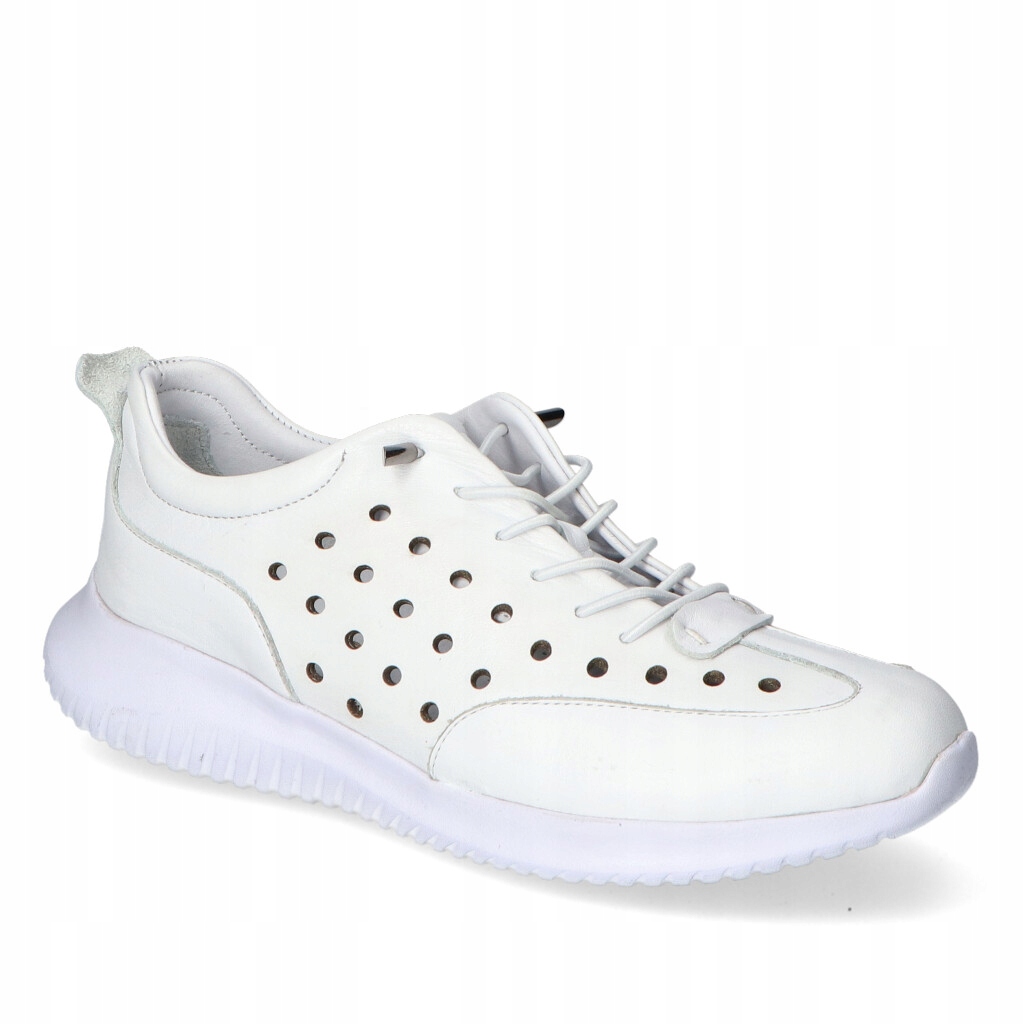 Ažurové tenisky Loretta Vitale Bílé lico 39