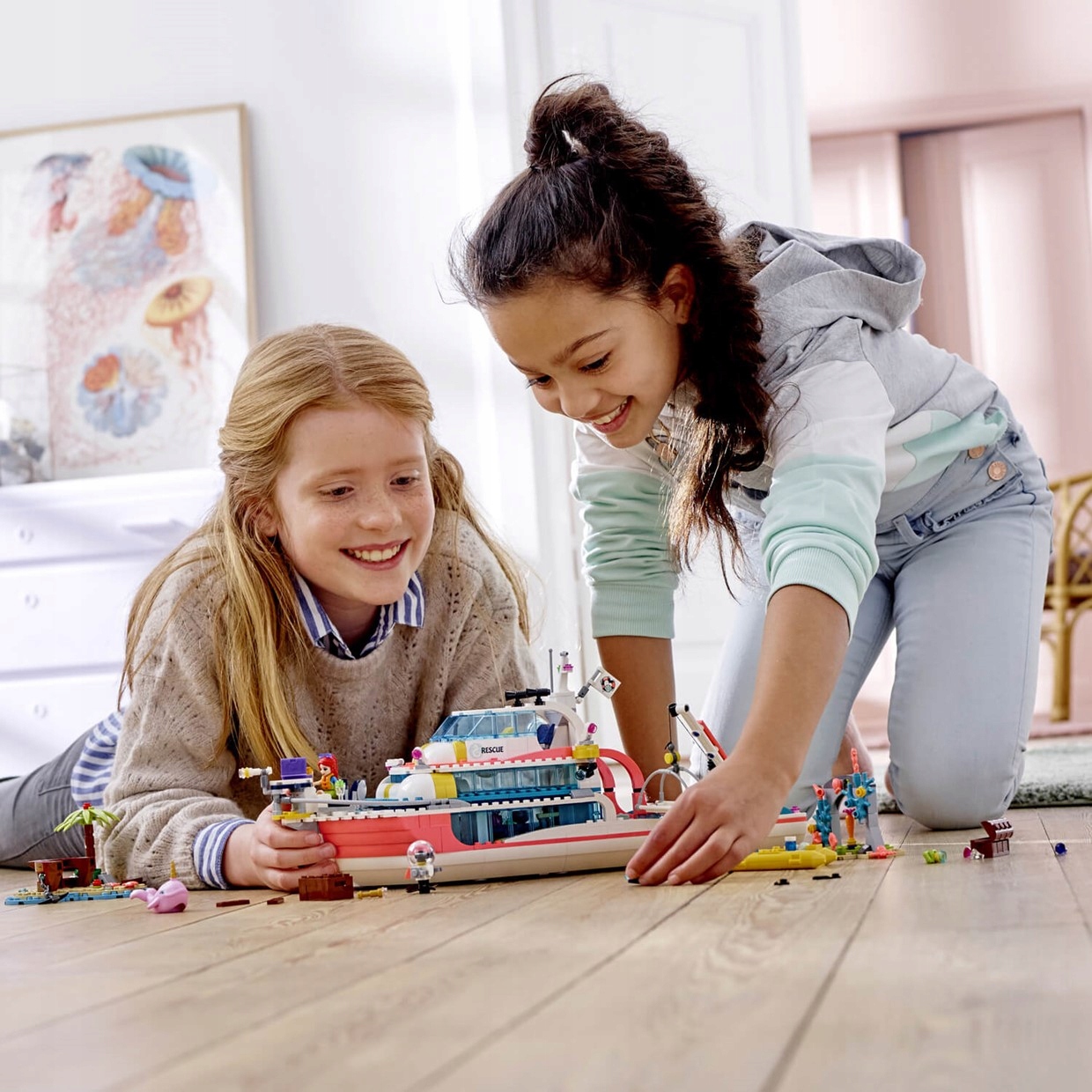 KLOCKI LEGO FRIENDS JACHT PRZYJACIÓŁEK 41381 Płeć chłopcy