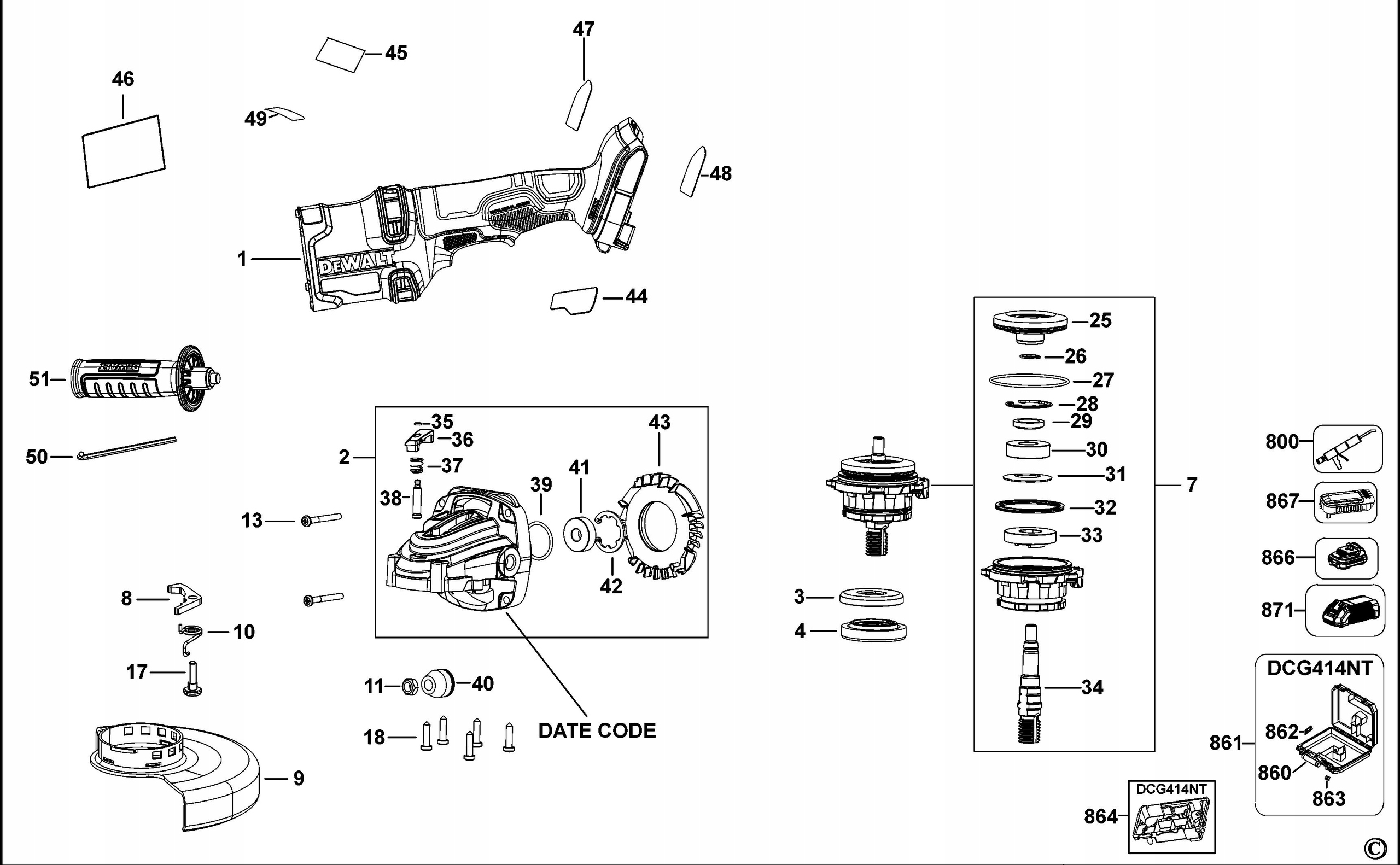 DEWALT N487790 OSŁONA DO DWE4257 Rodzaj osłona