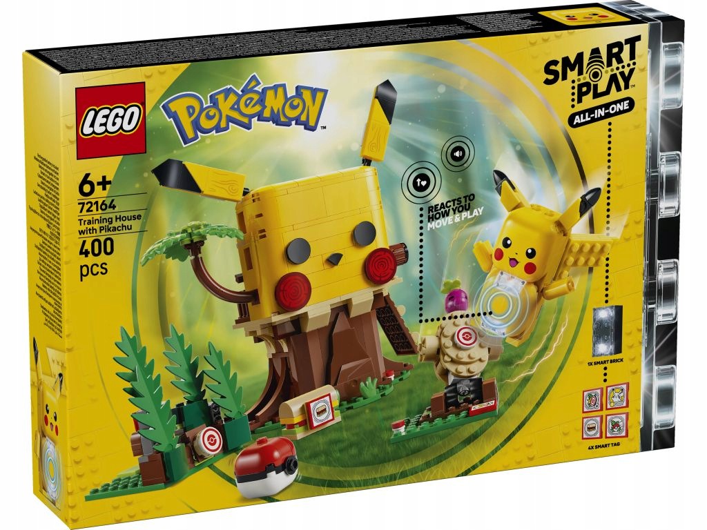 Lego 72164 Pokémon Smart Play: Tréninkový dům s Pikachu
