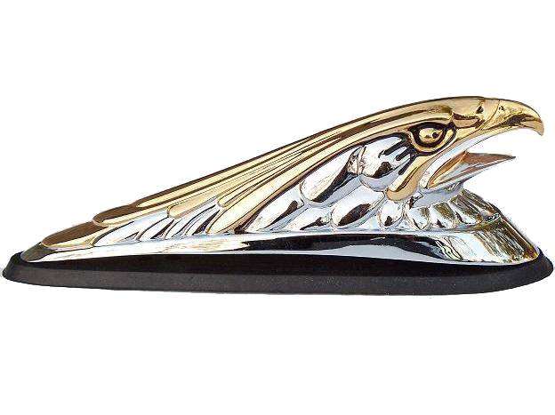 ОРНАМЕНТ-ОРЕЛ НА ЗЛОТЫЙ ХРОМИРОВАННЫЙ