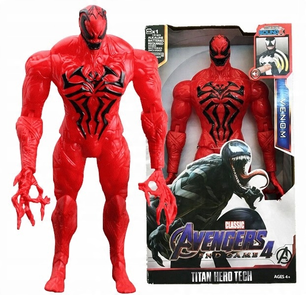 

Venom Red Duża Ruchoma Figurka 30cm Dźwięk Światło