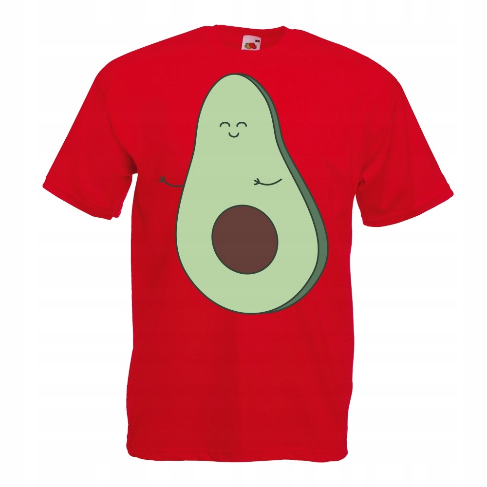 

Koszulka awokado dla par para ślub 2 S czerwona