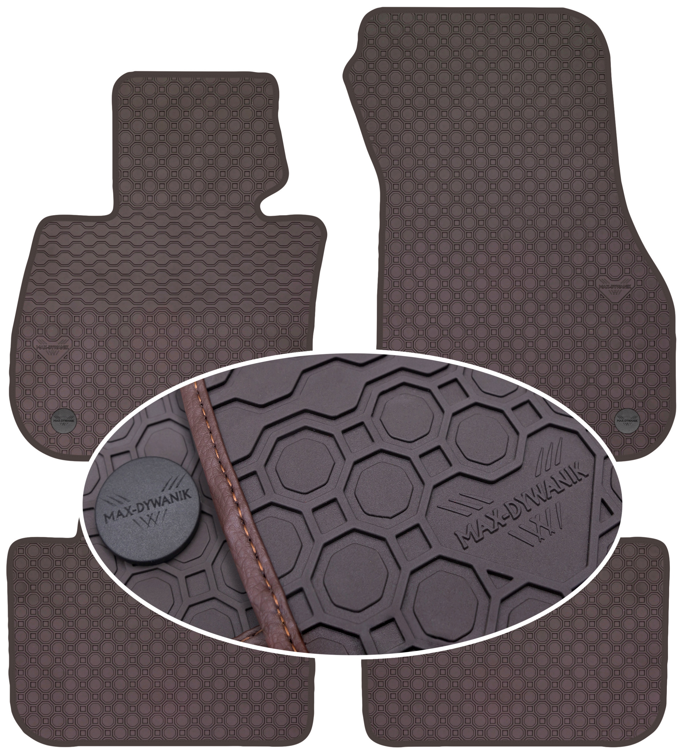 Bmw 2 F45 Active Tourer 14 Koberce Hnedé