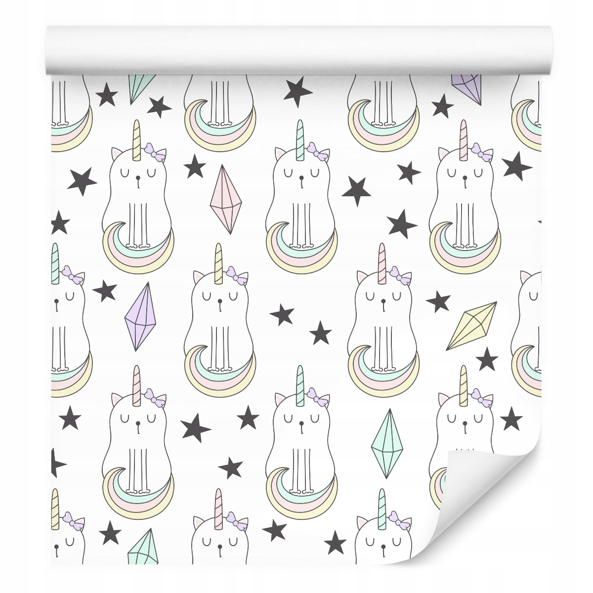 Tapeta do dětského pokoje medvídci srdíčka, vzory