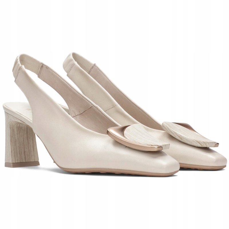 Dámské lodičky s odkrytou patou Hispanitas HV264762 SOHO-V26 Butter VEL..39