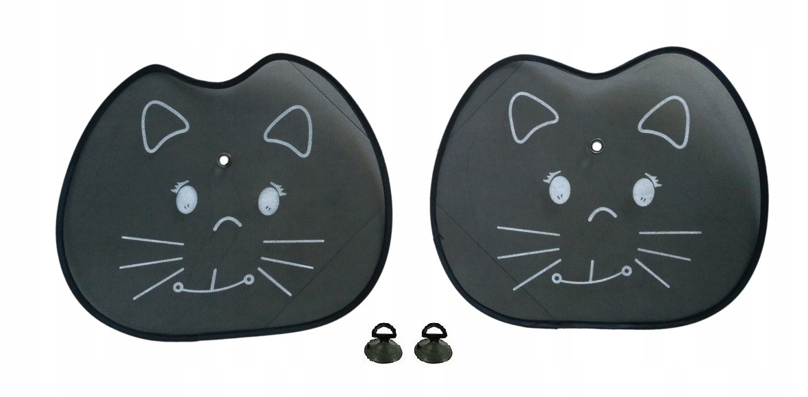 

Osłona przeciwsłoneczna Zasłonka szyby Kotek 2szt