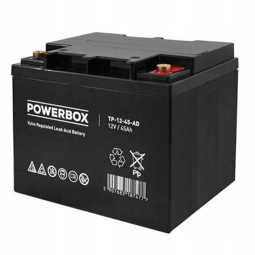Akumulator żelowy/AGM Powerbox 12V 45Ah