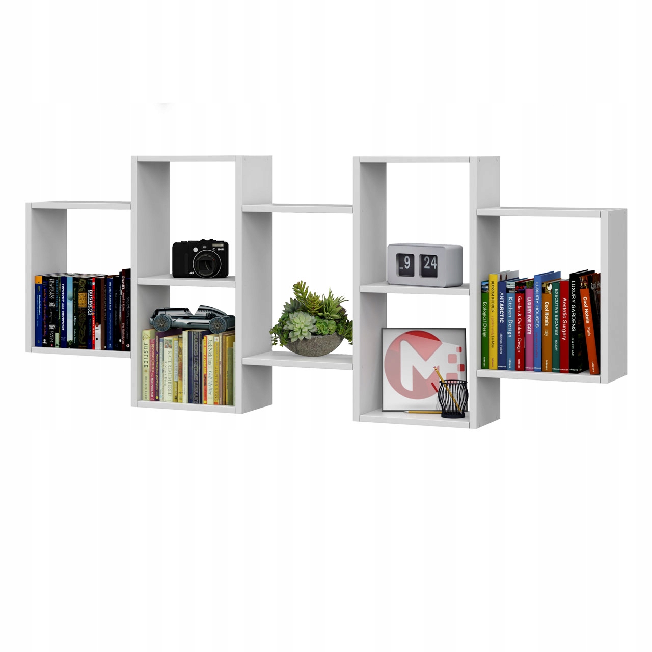 

Wisząca półka na książki regał Trio 001 ścienna