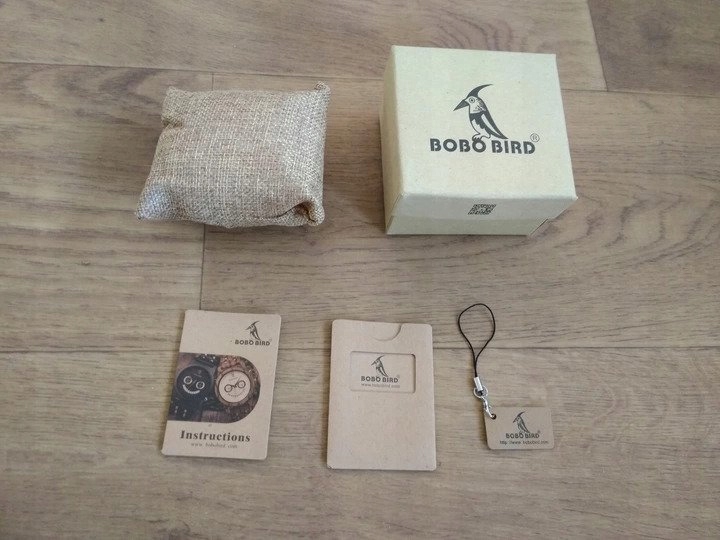 Drewniany Zegarek Bobo Bird S27-2 Pudełko Gratis Rodzaj analogowe