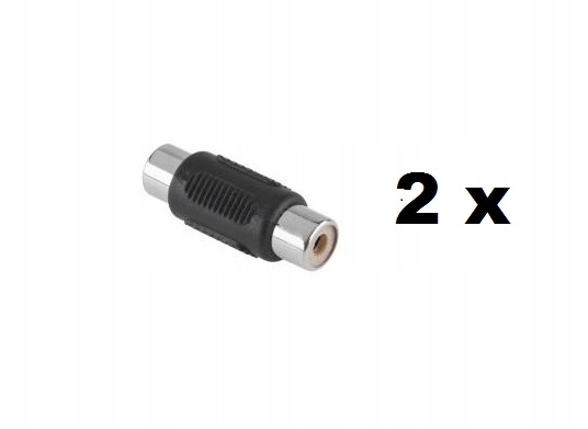 Złączka Rca chinch Przejście czincz cinch (2szt)