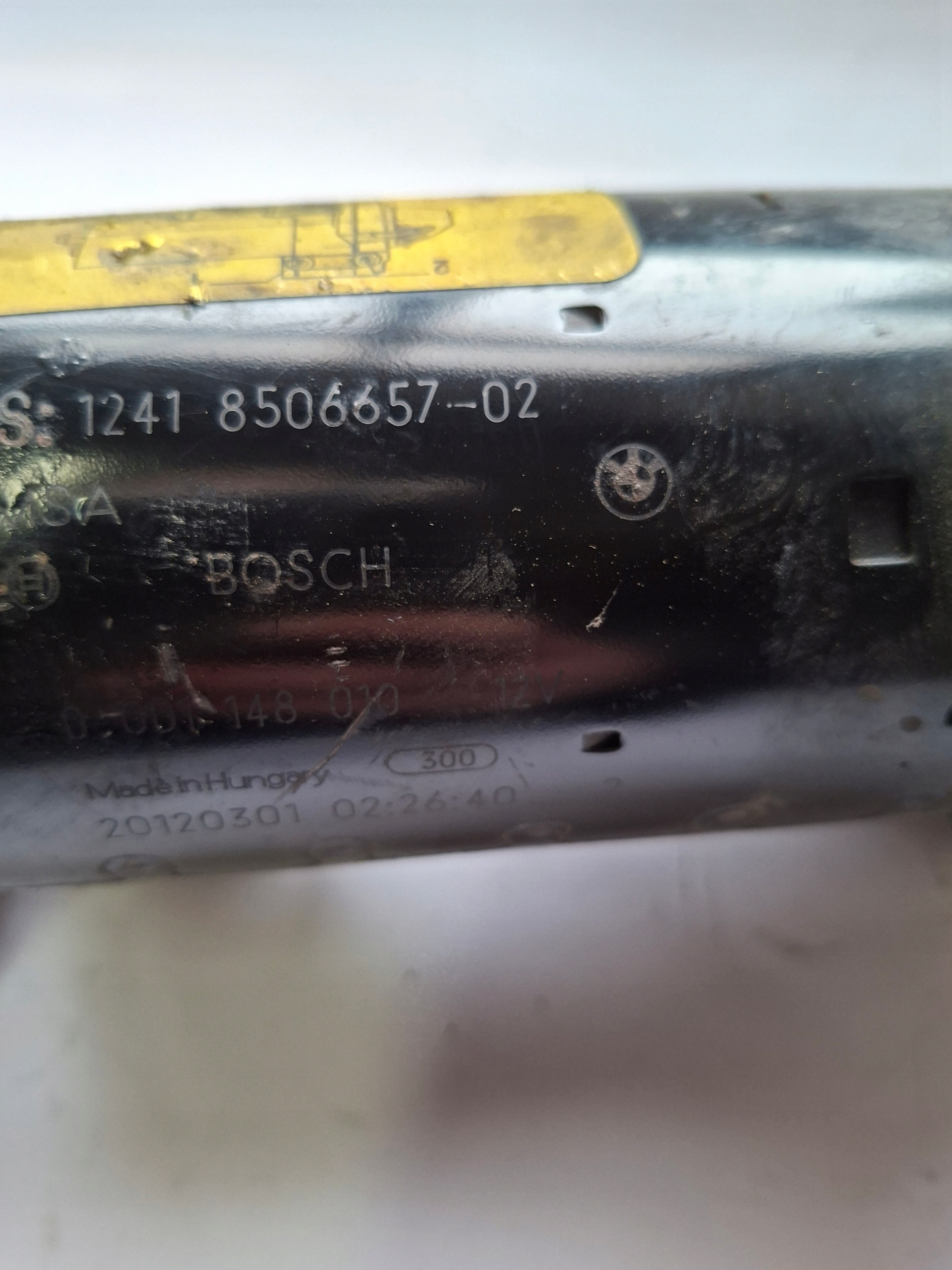 starter BMW 5 12418506657