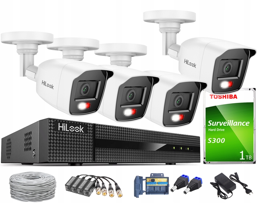 Sada pro monitorování Hikvision Sada Cctv 5MPx 4ch Hybrid Light B5M