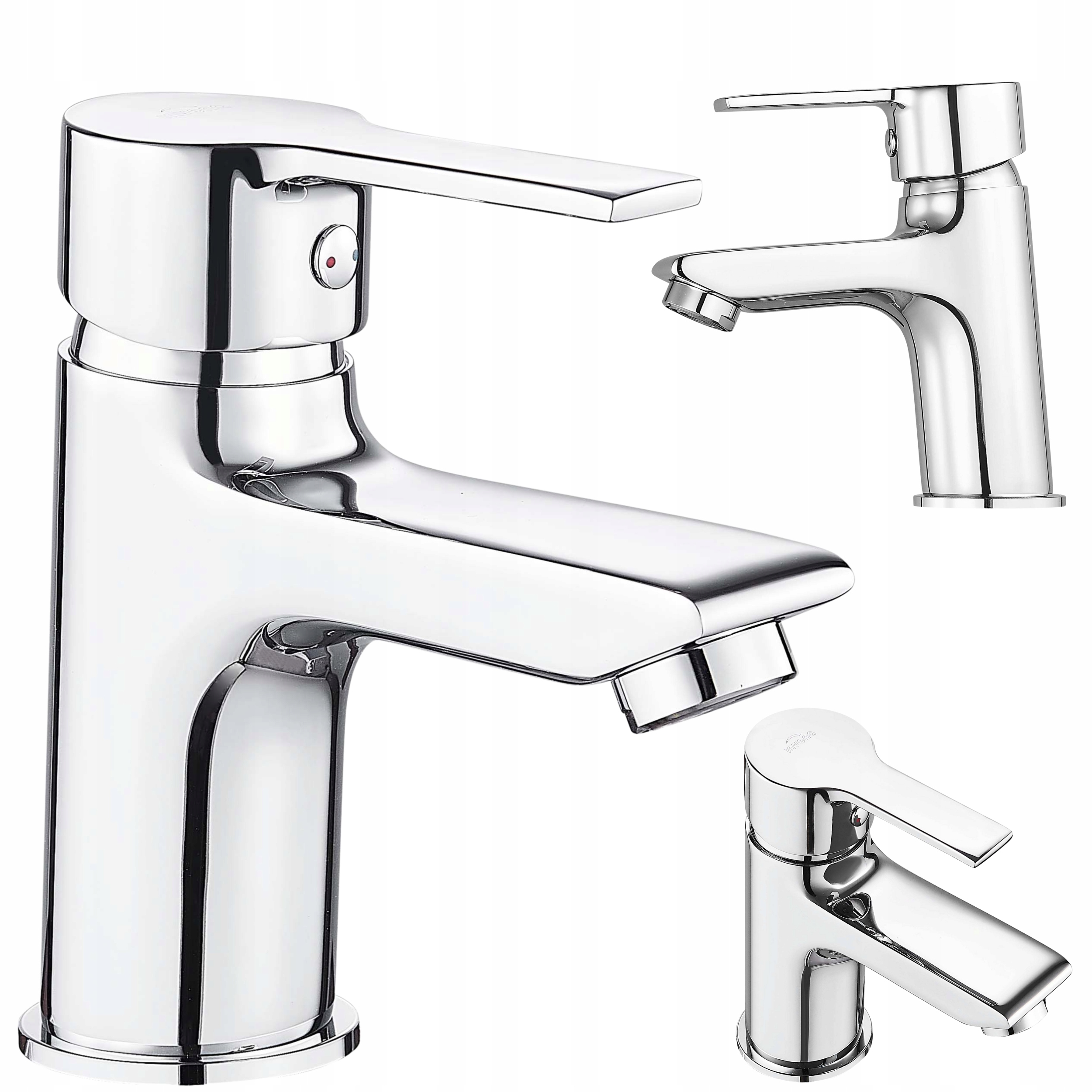 Bateria Umywalkowa Łazienkowa Kran Stojąca Niska Jednouchwytowa Bralos