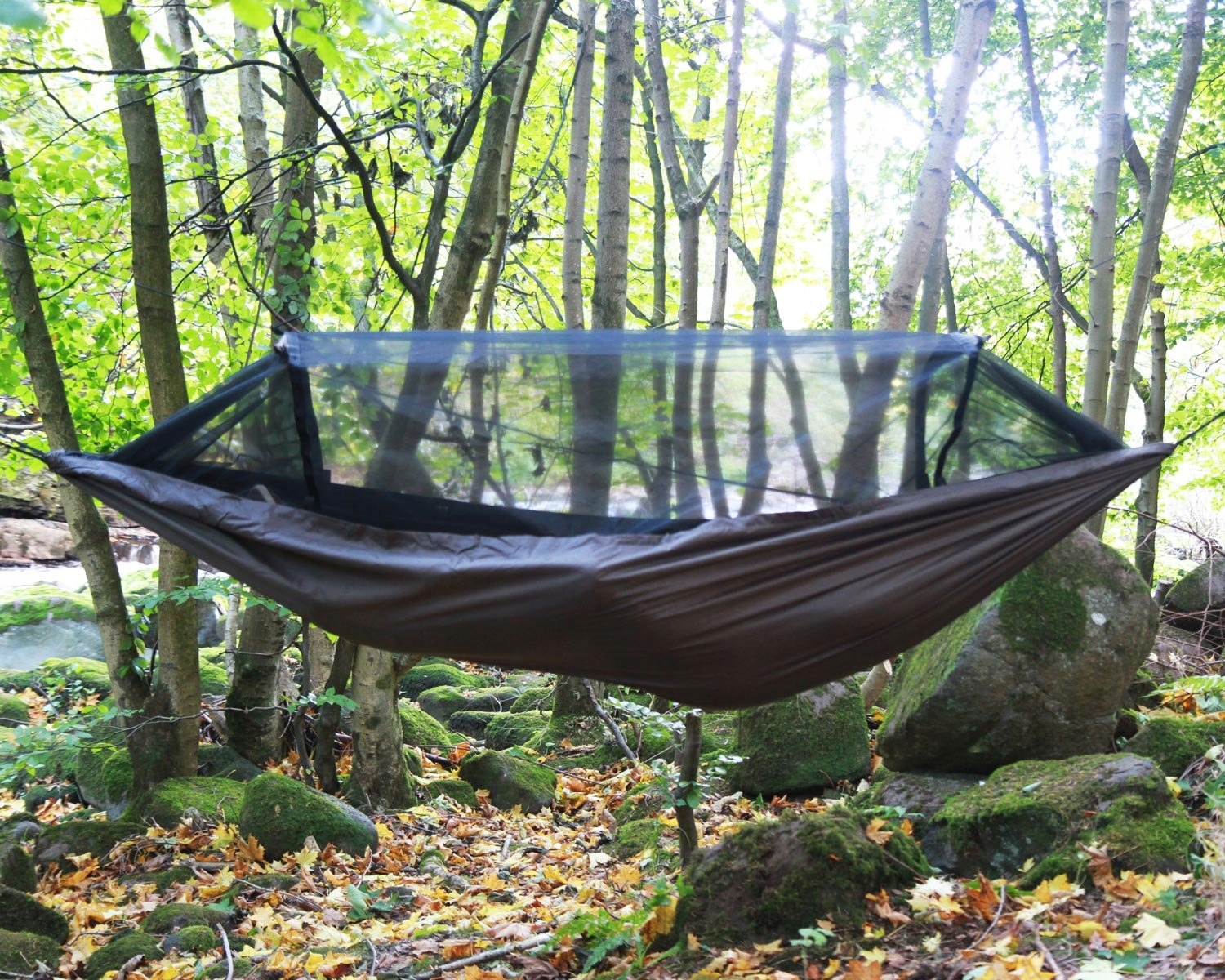DD HAMMOCKS Hamak Podróżny Bivi Coyote Brown Lekki i Wytrzymały — miniatura 7