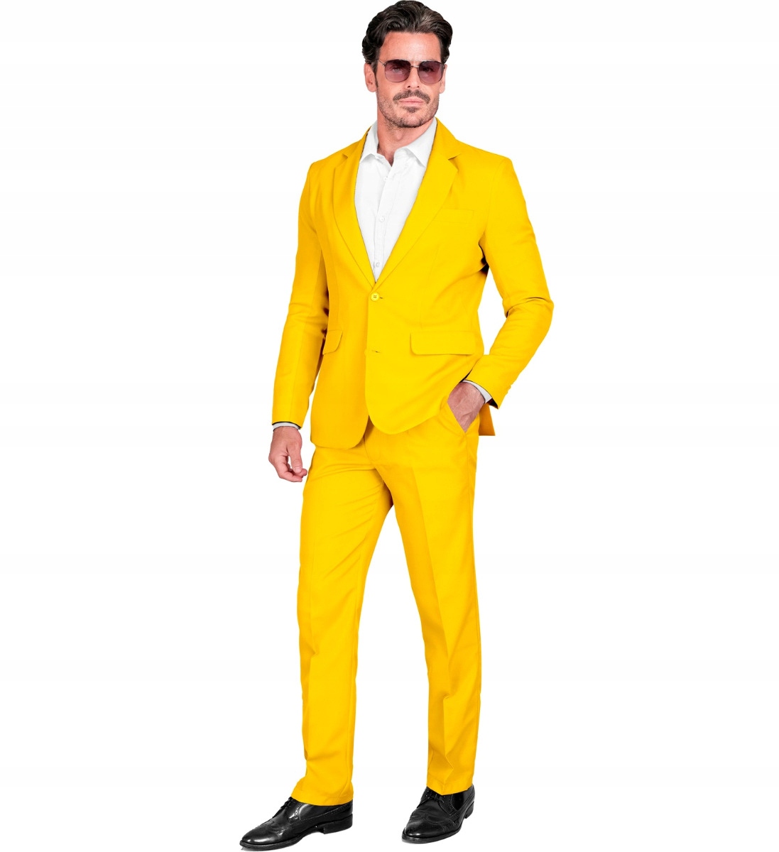 Oblek Disco Žlutý Kostým Léta 70 80 Převlek Prl XXL