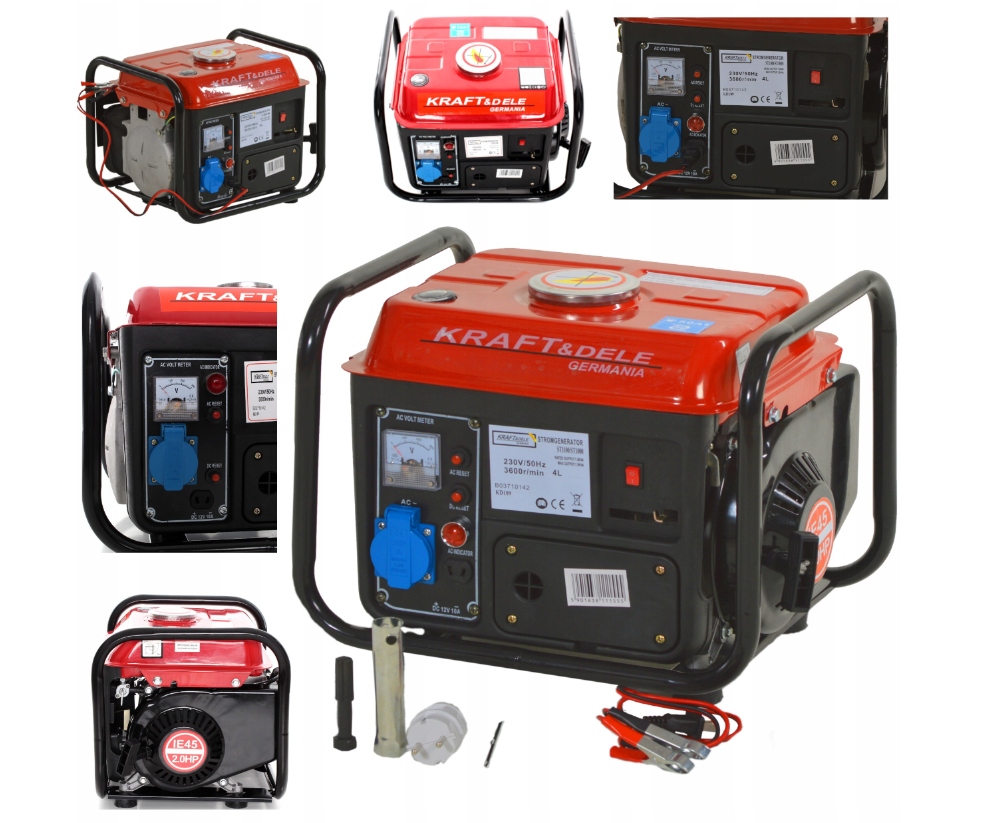 PRZENOŚNY AGREGATOR PRĄDOTWÓRCZY JEDNOFAZOWY DO GENEROWANIA PRĄDU