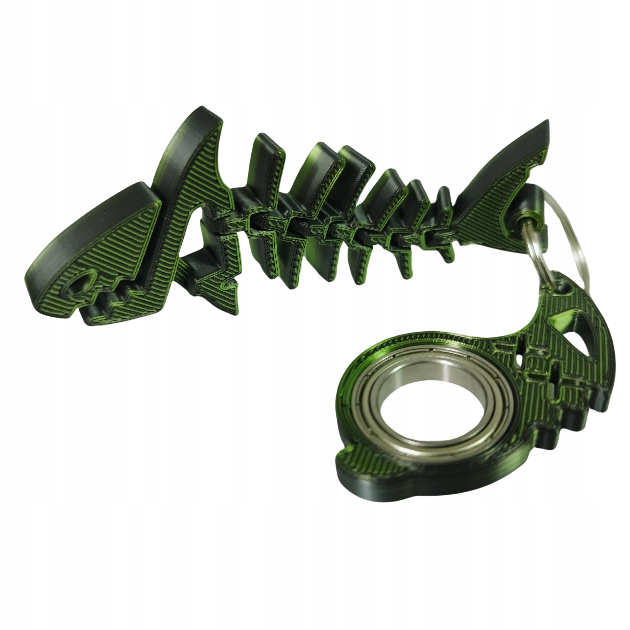 KEYRAMBIT ZESTAW+FLEXI REKIN 11cm KEYSPINNER BRELOK SPINNER KOLOR Military Kod producenta KeyRambit + Rekin