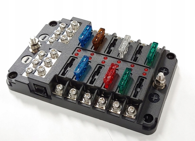 

Skrzynka gniazdo obudowa bezpieczników FB-12 z Led