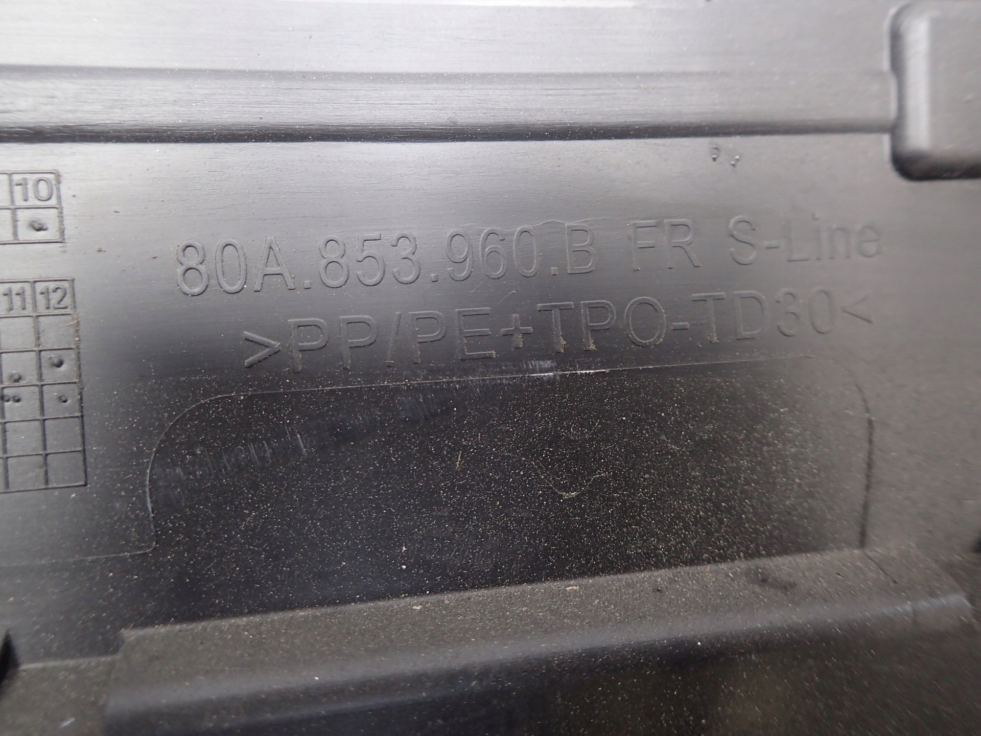 moulding door right front AUDI Q5 II 80A S LINE