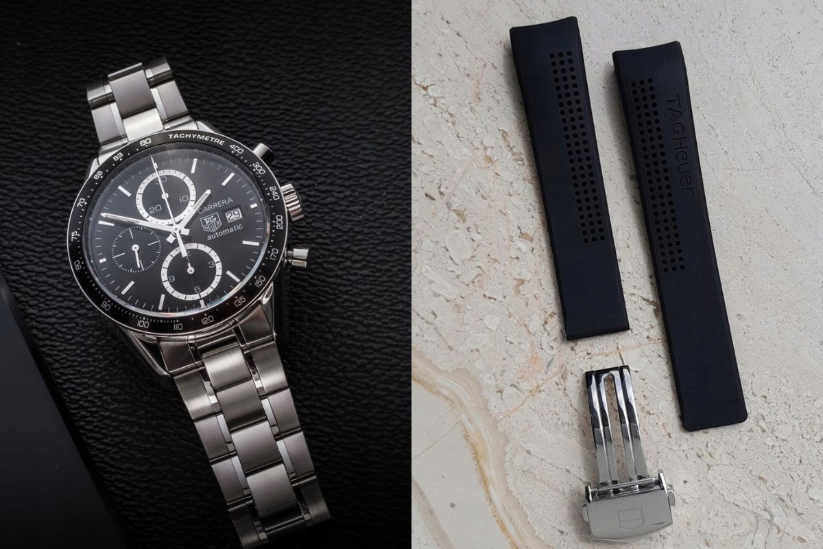 chie TAG HEUER CARRERA CHRONO CV2010-2 41MM+ PASEK+ZAPIĘCIE//ETUI