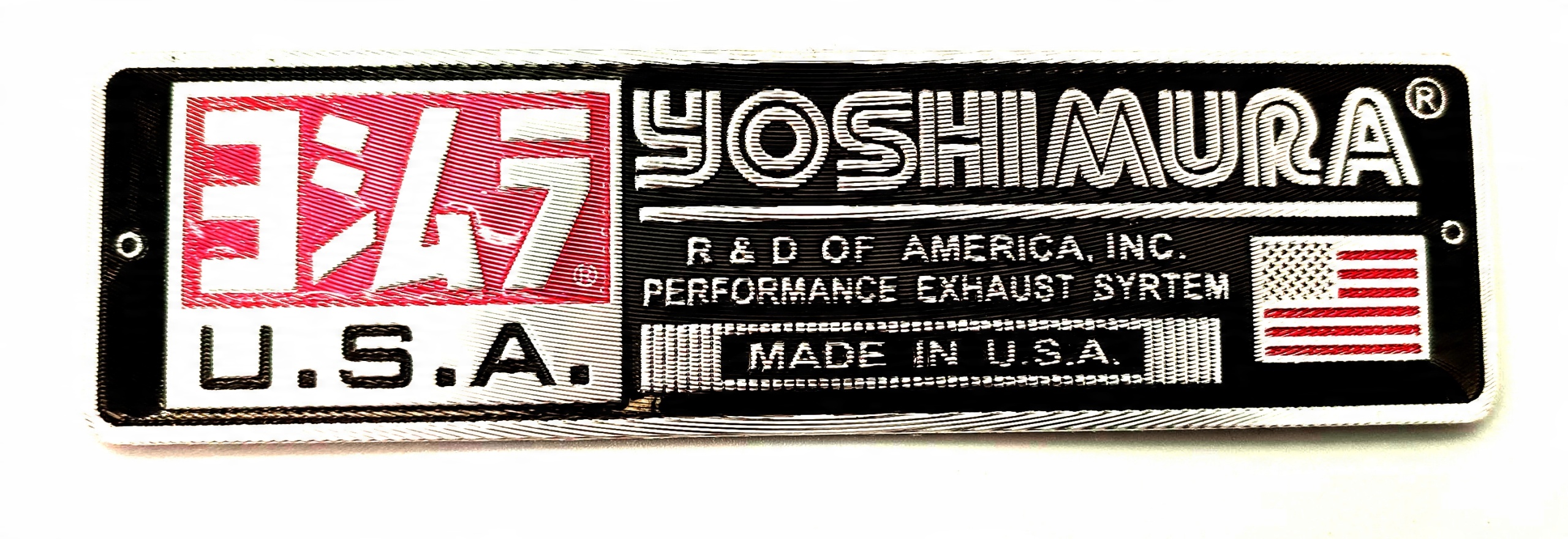 

Naklejka Emblemat Na Tłumik Wydech Yoshimura Alu