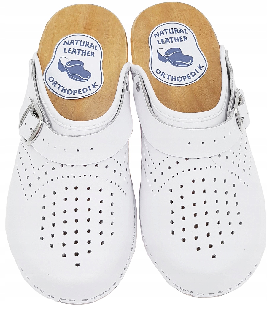 Chodaki Medyczne Drewniaki Trepy Ażurowe *38* PL Kod producenta DRD 046