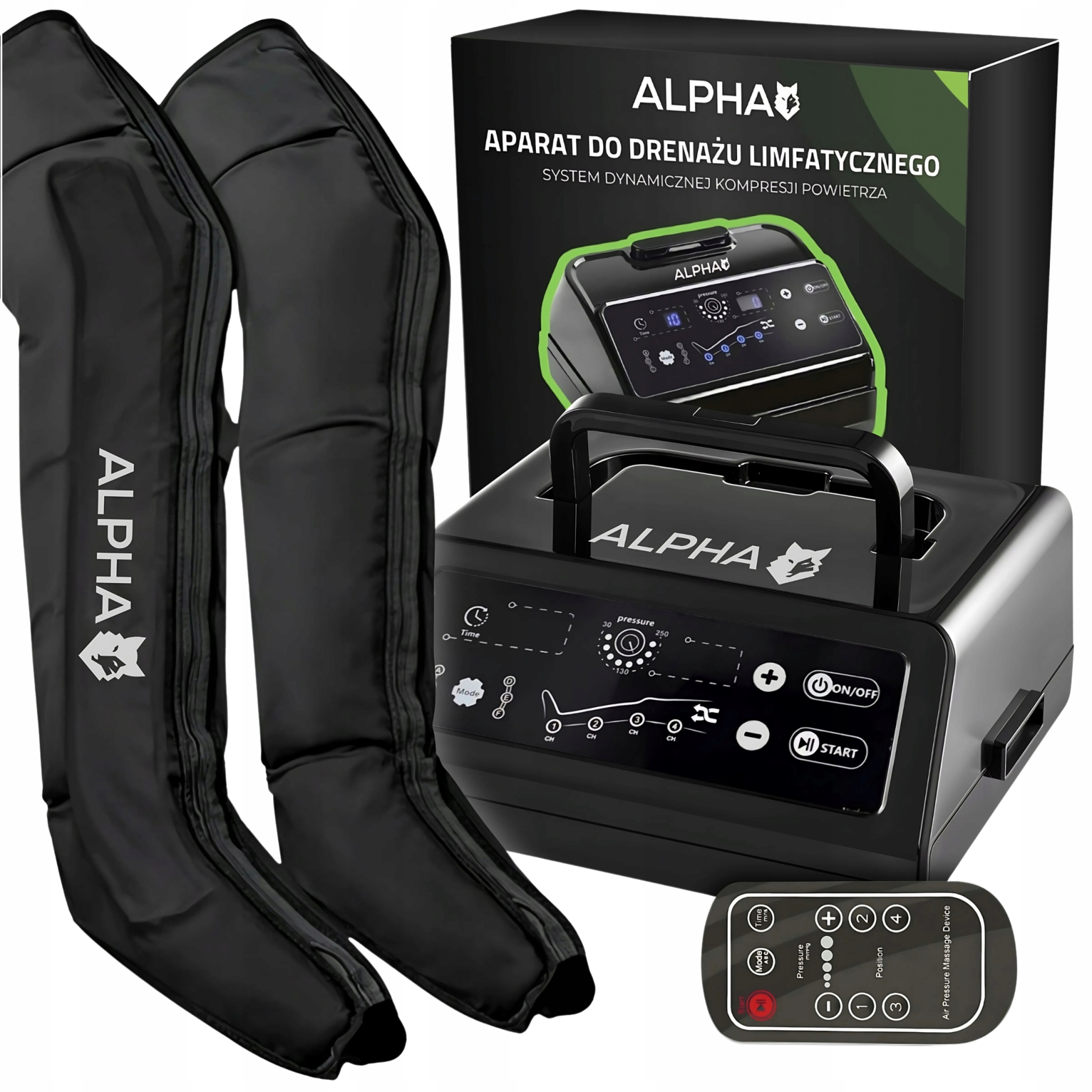 Drenaż Limfatyczny Urządzenie Uciskowe Masażer Do Nóg Alpha Presoterapia