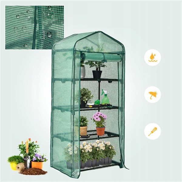 Szklarnia 4 poziomowa z polietylenu Długość (cm) 71