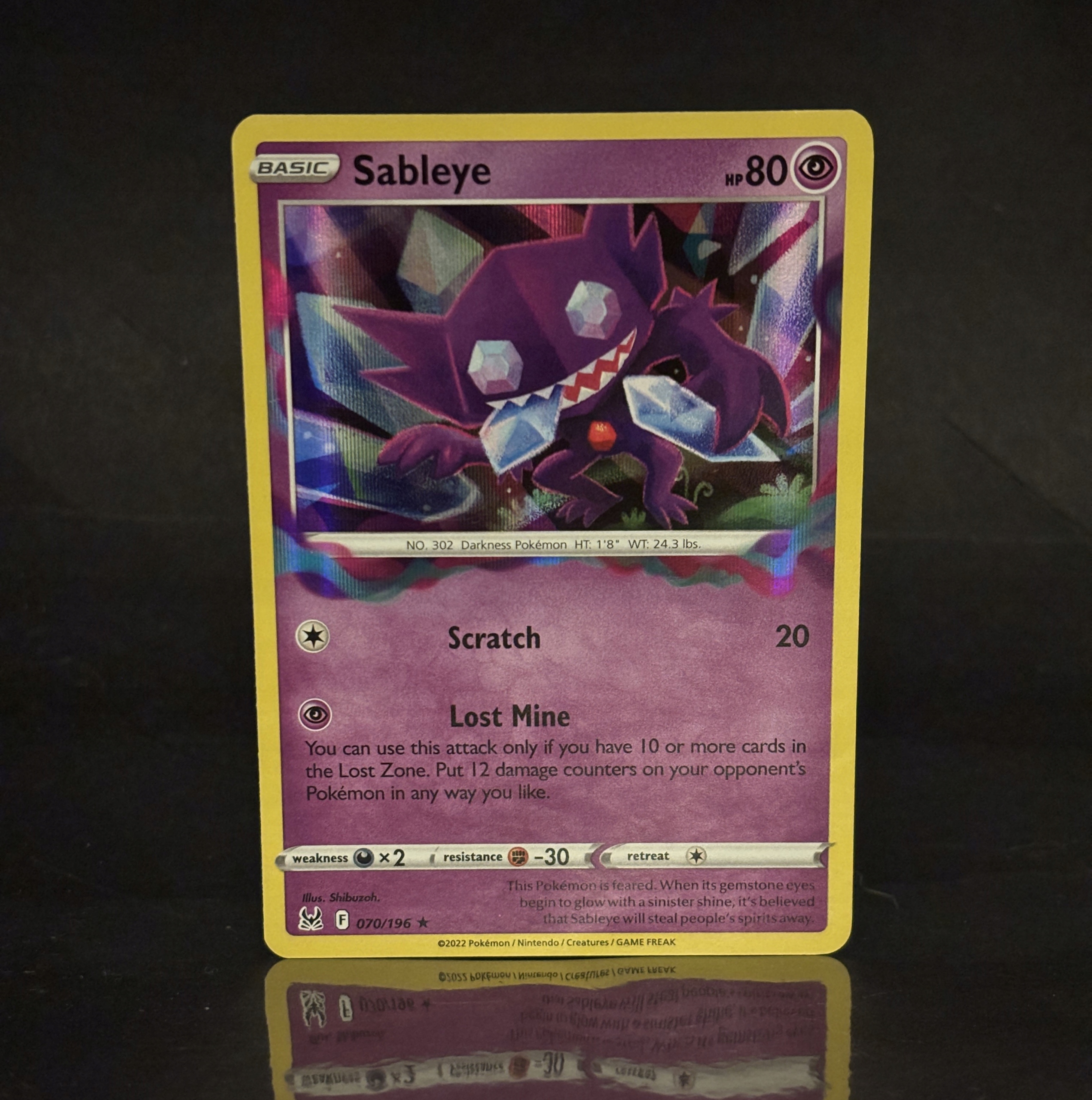 Pokemon Sable reverse LOR 070/196 Karta TCG ENG NM/M • Opinie - Allegro