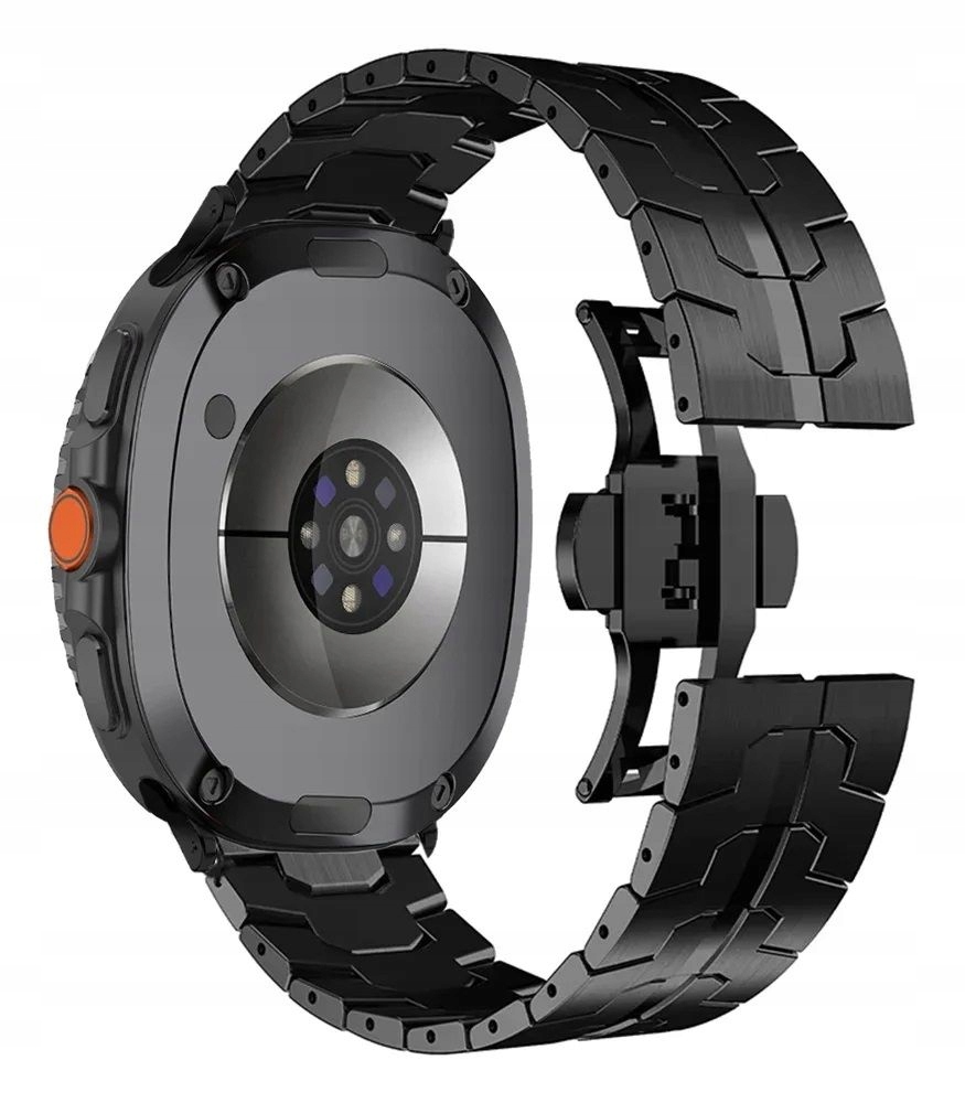 Bransoleta Stal Czarna Pasek Do Samsung Galaxy Watch 8 9 40MM 44MM Classic