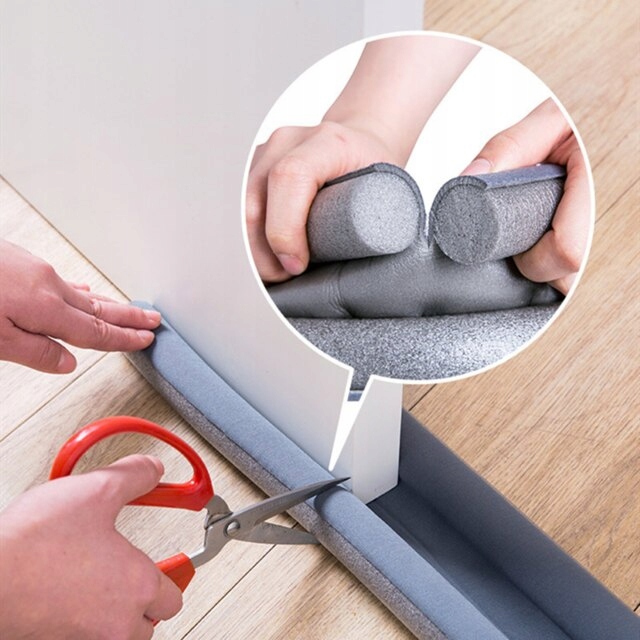 Uszczelka antyprzeciąg piankowa pod drzwi okna AKUSTYCZNA Marka Sell