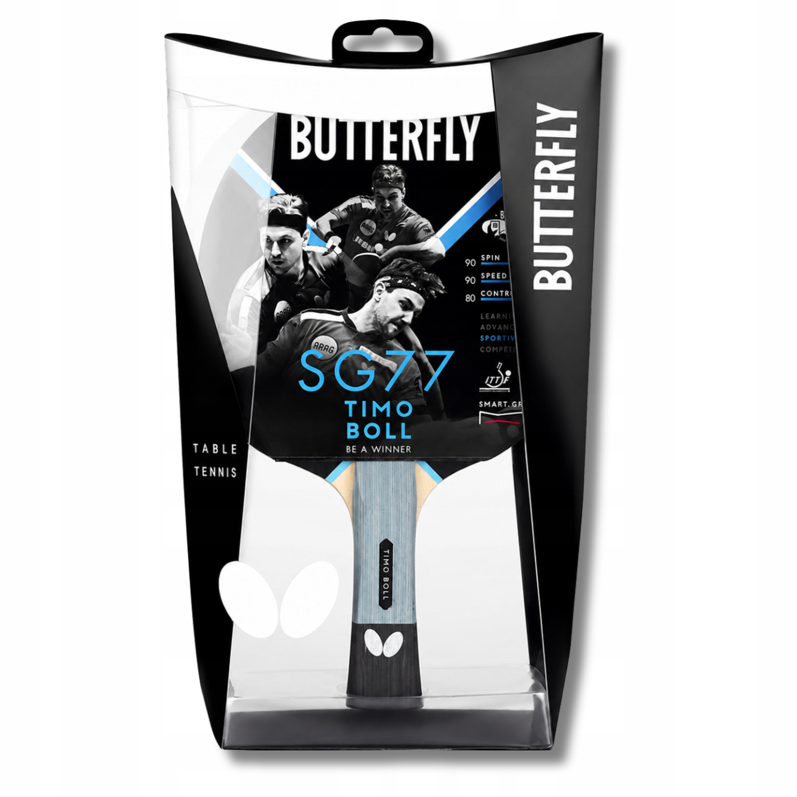 Pingpongová Paletka Na Stolní Tenis Butterfly Timo Boll SG77