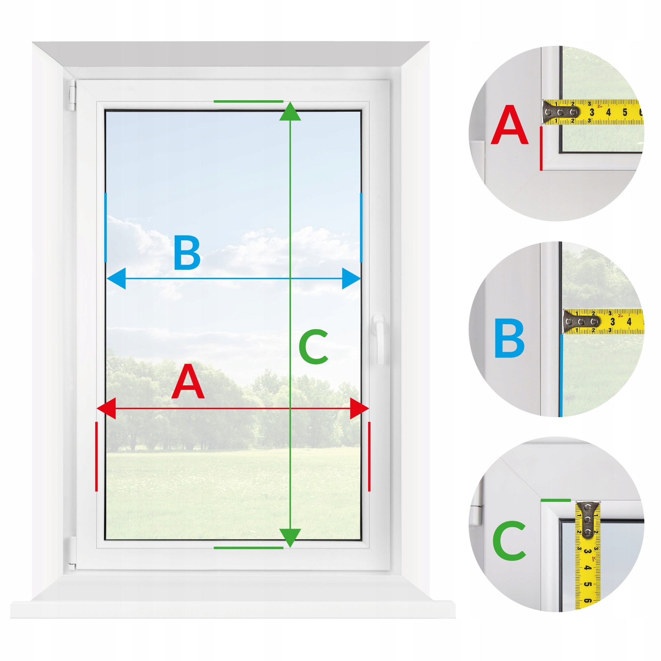 ROLETA ZACIEMNIAJĄCA TERMO W KASECIE PCV NA WYMIAR DO 150 CM Z PROWADNICAMI Typ montażu bezinwazyjny inwazyjny w kasecie