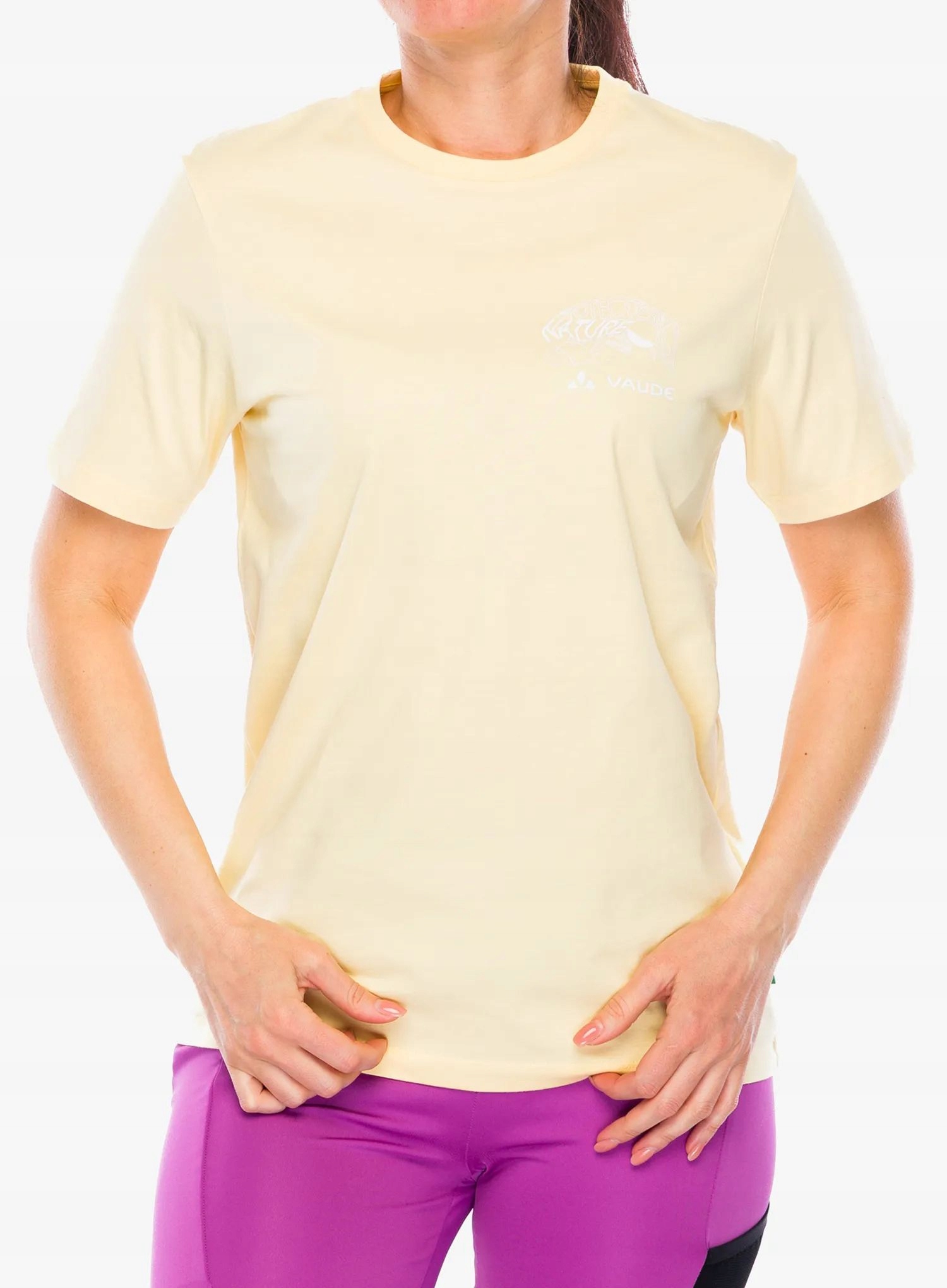 Dámské bavlněné tričko Vaude Spirit T-Shirt II vanilla 38 (s)