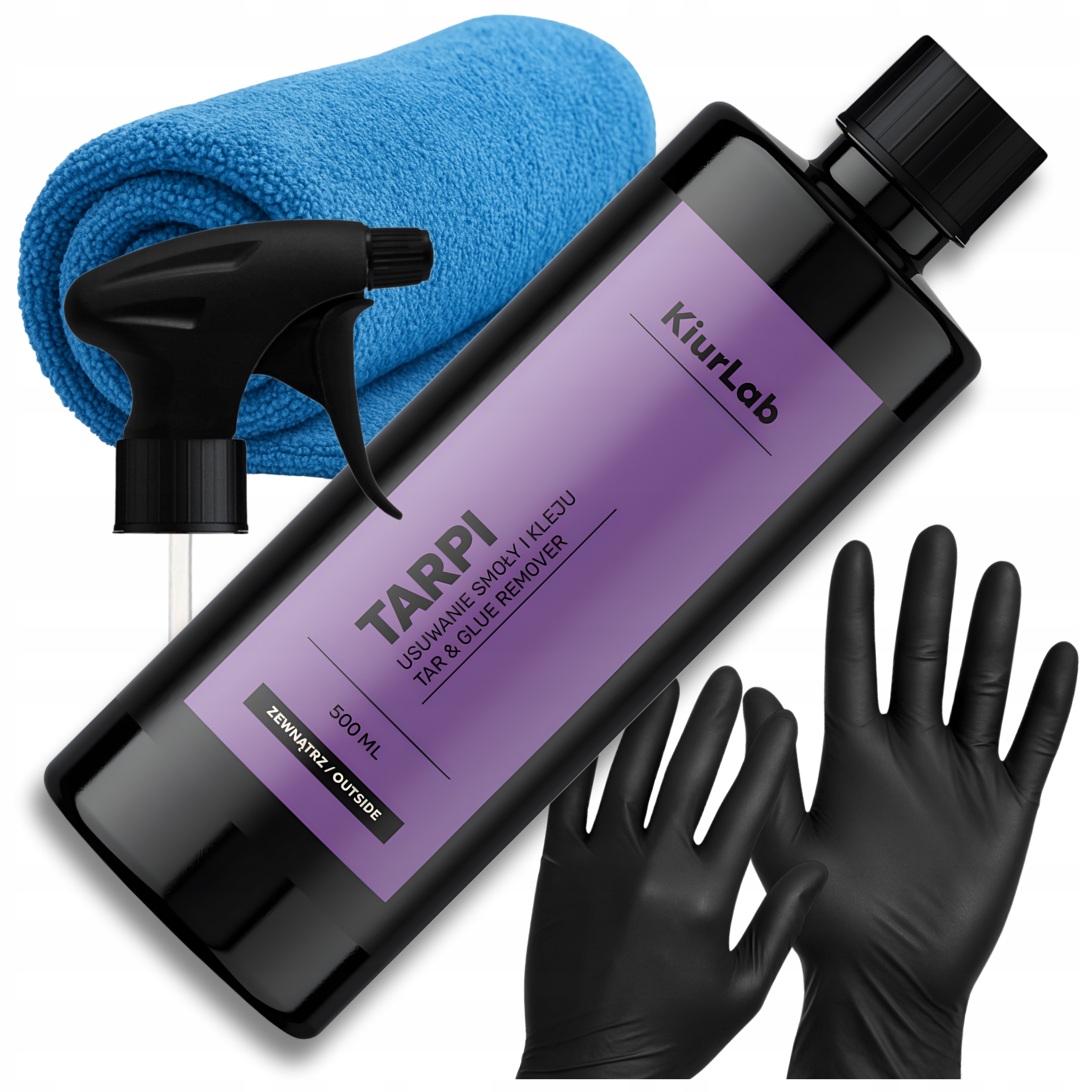 Tar Glue Remover Kiurlab Tarpi Środek Do Usuwania Smoły i Kleju 0,5L