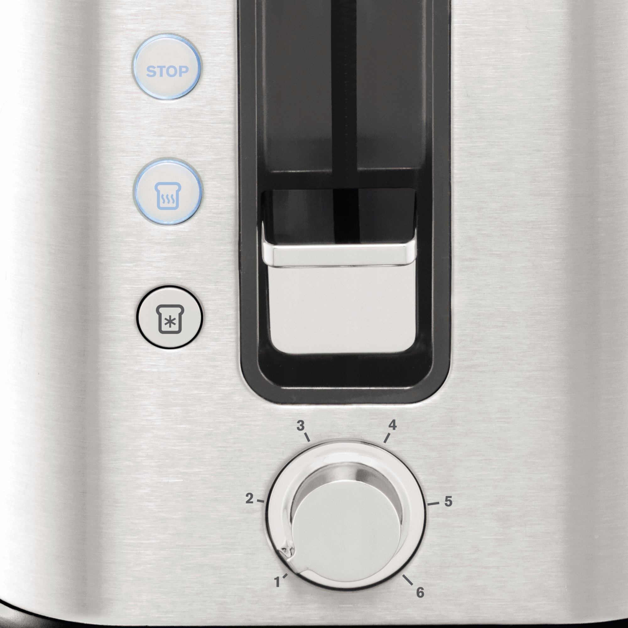 KRUPS KH442D Toster Premium 2 Kromki 850W Srebrny Czarny — miniatura 4