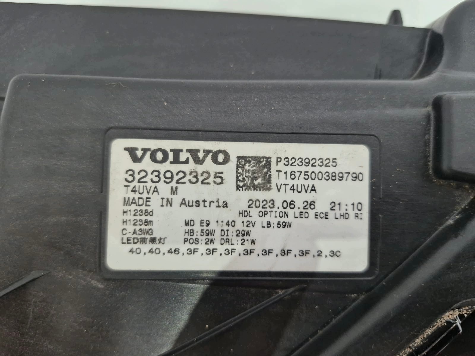 light right Volvo Xc40 II LIFT FULL LED Pixel
