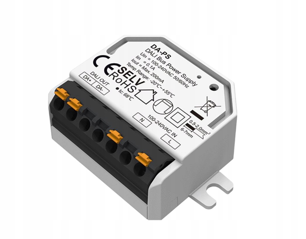 SkyDance DA-PS Zasilacz magistrali DALI 2 Bus 100–240VAC / 200mA